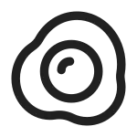 Food Egg SVG Icon